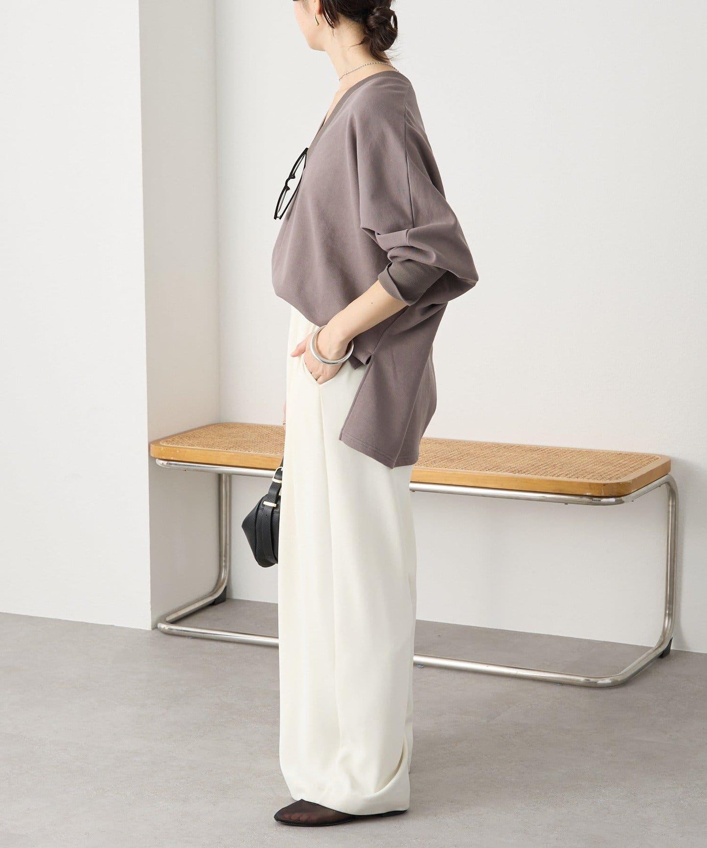 隨性風 蝙蝠袖寬鬆 衛衣 款