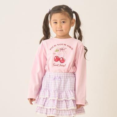 速幹防曬不變形 拼色水果印花 蓬袖A字版型 Lycee mine芭蕾系列 T恤