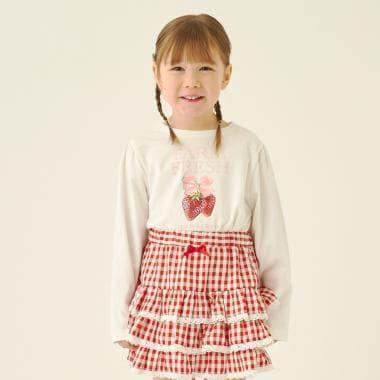 速幹防曬不變形 拼色水果印花 蓬袖A字版型 Lycee mine芭蕾系列 T恤