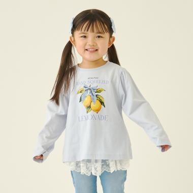 速幹防曬不變形 拼色水果印花 蓬袖A字版型 Lycee mine芭蕾系列 T恤