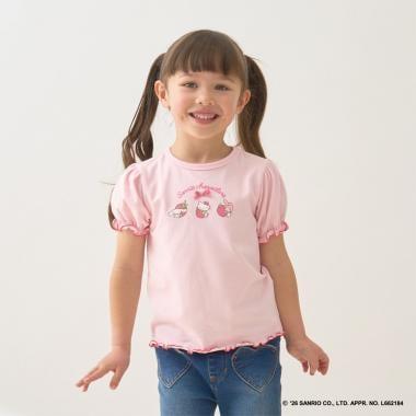 サンリオキャラクターズ（三麗鷗角色） 草莓小屋印花T恤