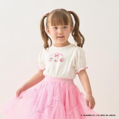 サンリオキャラクターズ（三麗鷗角色） 草莓小屋印花T恤
