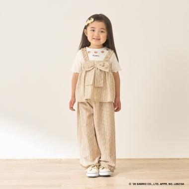 蝴蝶結吊帶上衣＋寬鬆長褲 套裝 Lycee mine芭蕾系列