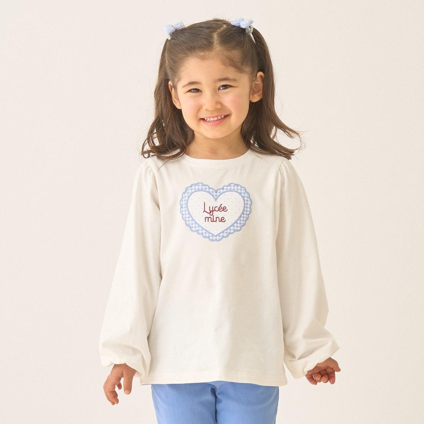 速幹抗UV防變形 心形印花 蓬鬆泡泡袖 Lycee mine 芭蕾系列 T恤