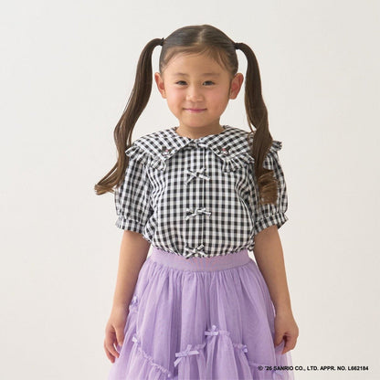 サンリオキャラクターズ（三麗鷗角色） Hello Kitty／庫洛米 組合刺繡襯衫