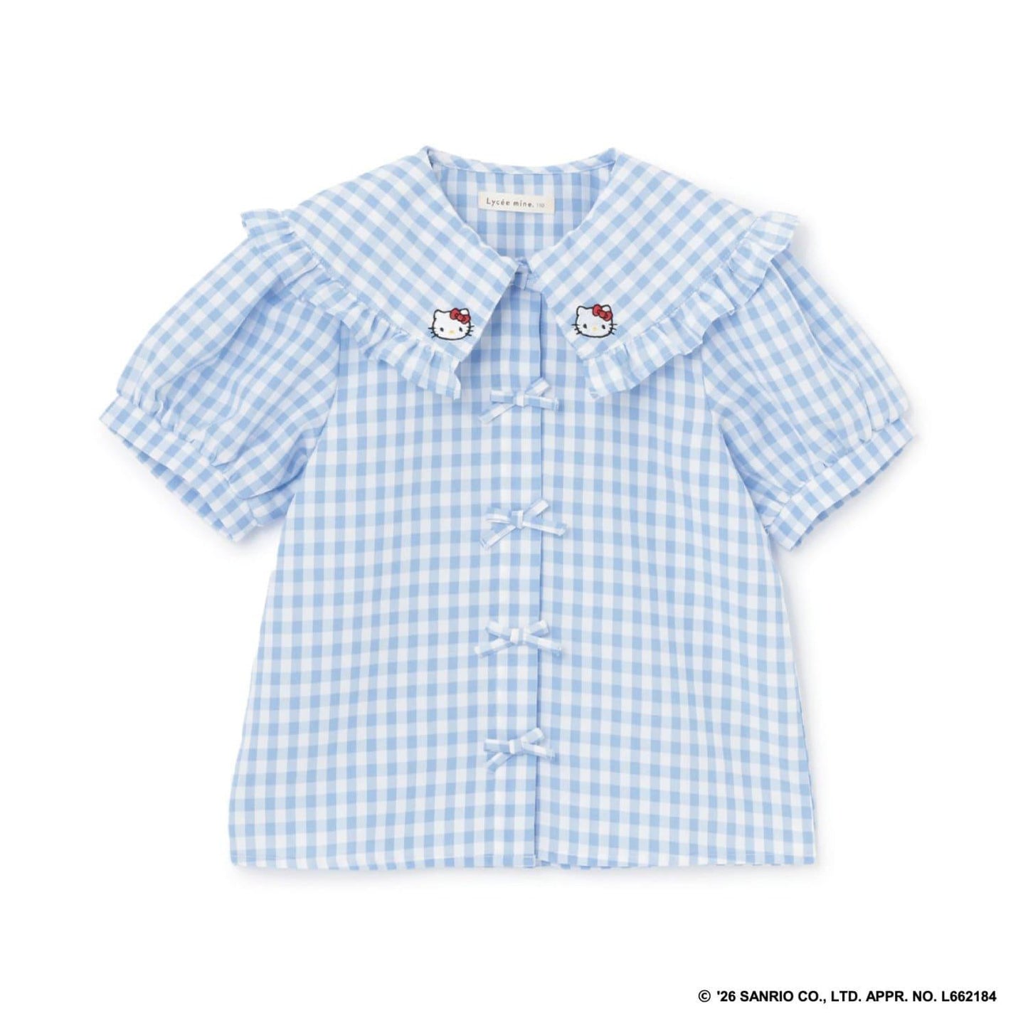 サンリオキャラクターズ（三麗鷗角色） Hello Kitty／庫洛米 組合刺繡襯衫