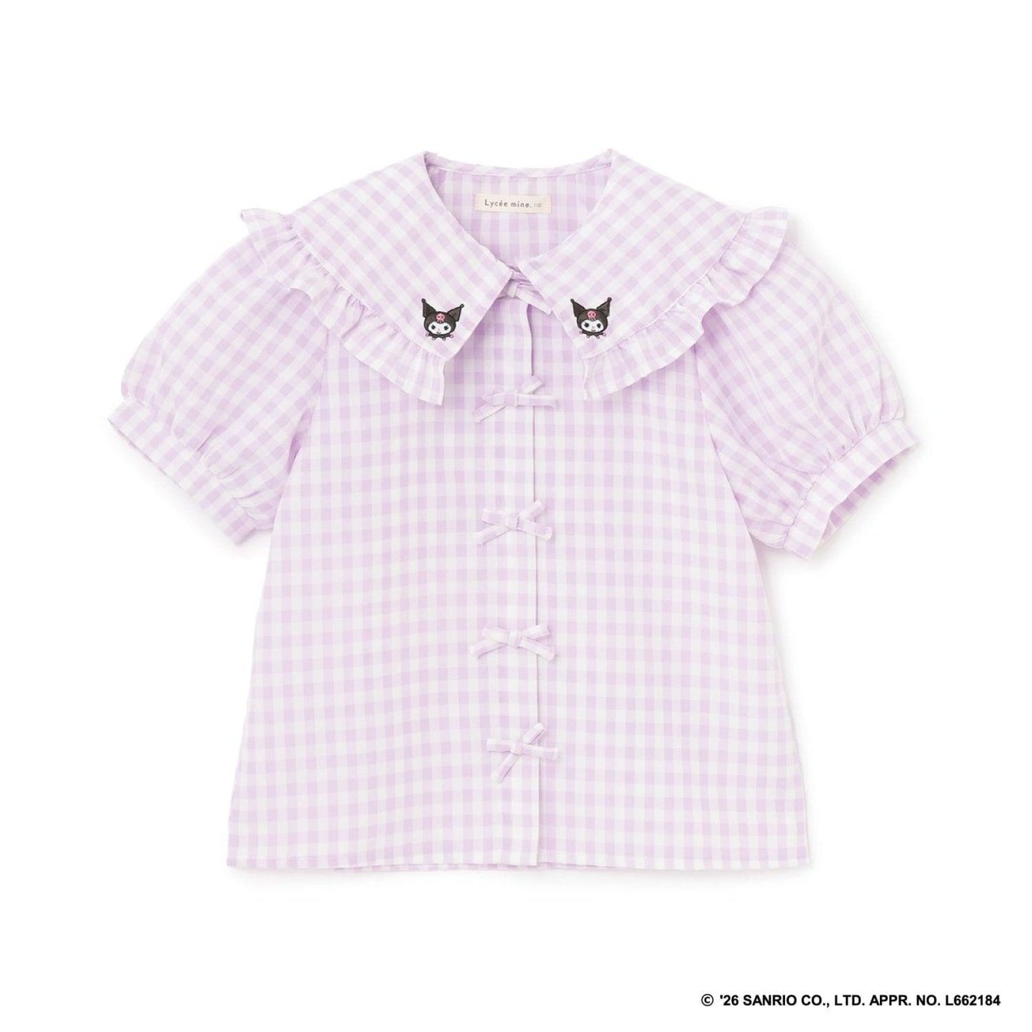 サンリオキャラクターズ（三麗鷗角色） Hello Kitty／庫洛米 組合刺繡襯衫