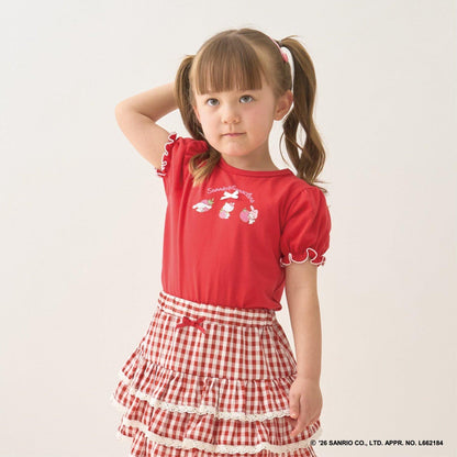 サンリオキャラクターズ（三麗鷗角色） 草莓小屋印花T恤