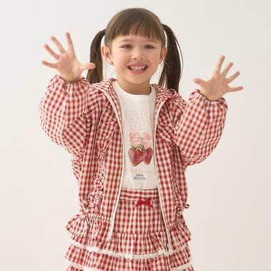 防紫外線加工 格紋荷葉邊 Lycee mine芭蕾系列 夾克外套