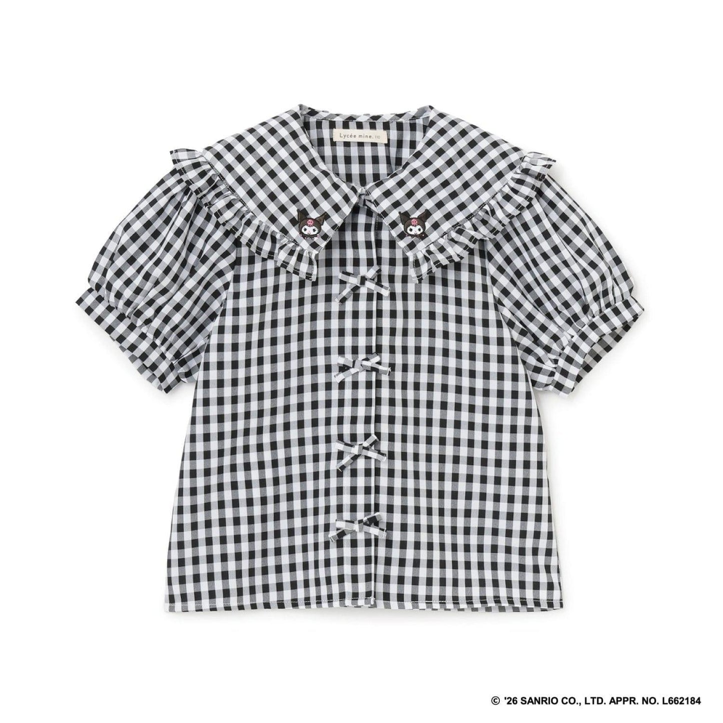 サンリオキャラクターズ（三麗鷗角色） Hello Kitty／庫洛米 組合刺繡襯衫