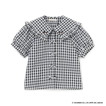 サンリオキャラクターズ（三麗鷗角色） Hello Kitty／庫洛米 組合刺繡襯衫