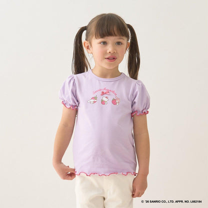 サンリオキャラクターズ（三麗鷗角色） 草莓小屋印花T恤