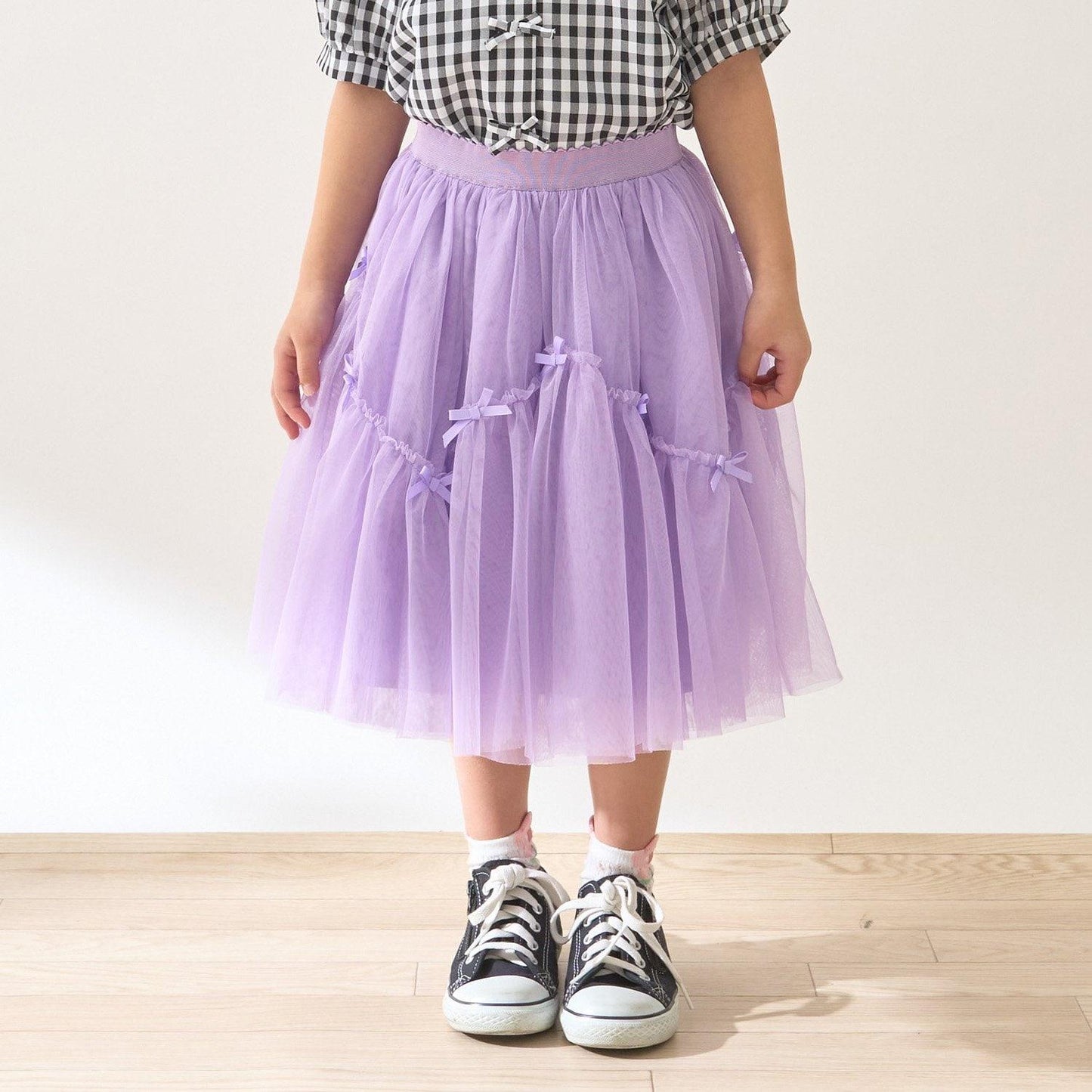 波浪拼接＋多褶設計＋網紗半身裙 Lycee mine Ballet系列