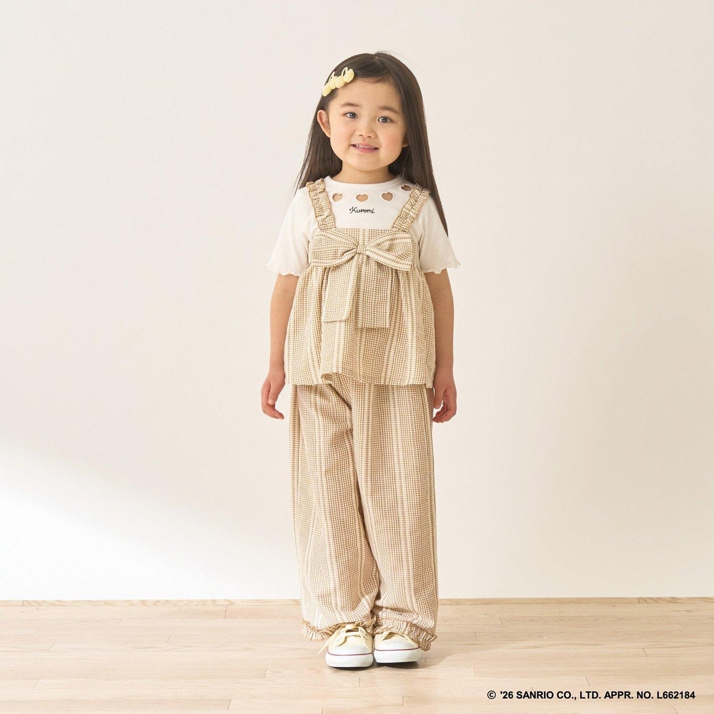 蝴蝶結吊帶上衣＋寬鬆長褲 套裝 Lycee mine芭蕾系列