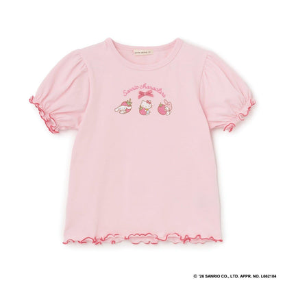 サンリオキャラクターズ（三麗鷗角色） 草莓小屋印花T恤