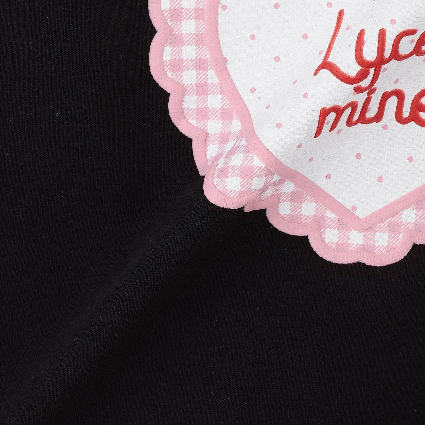 速幹抗UV防變形 心形印花 蓬鬆泡泡袖 Lycee mine 芭蕾系列 T恤