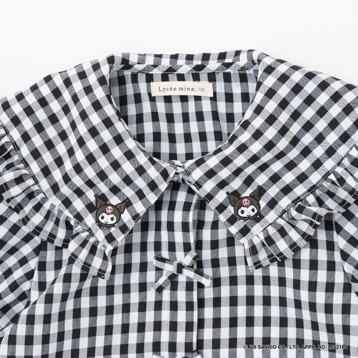 サンリオキャラクターズ（三麗鷗角色） Hello Kitty／庫洛米 組合刺繡襯衫