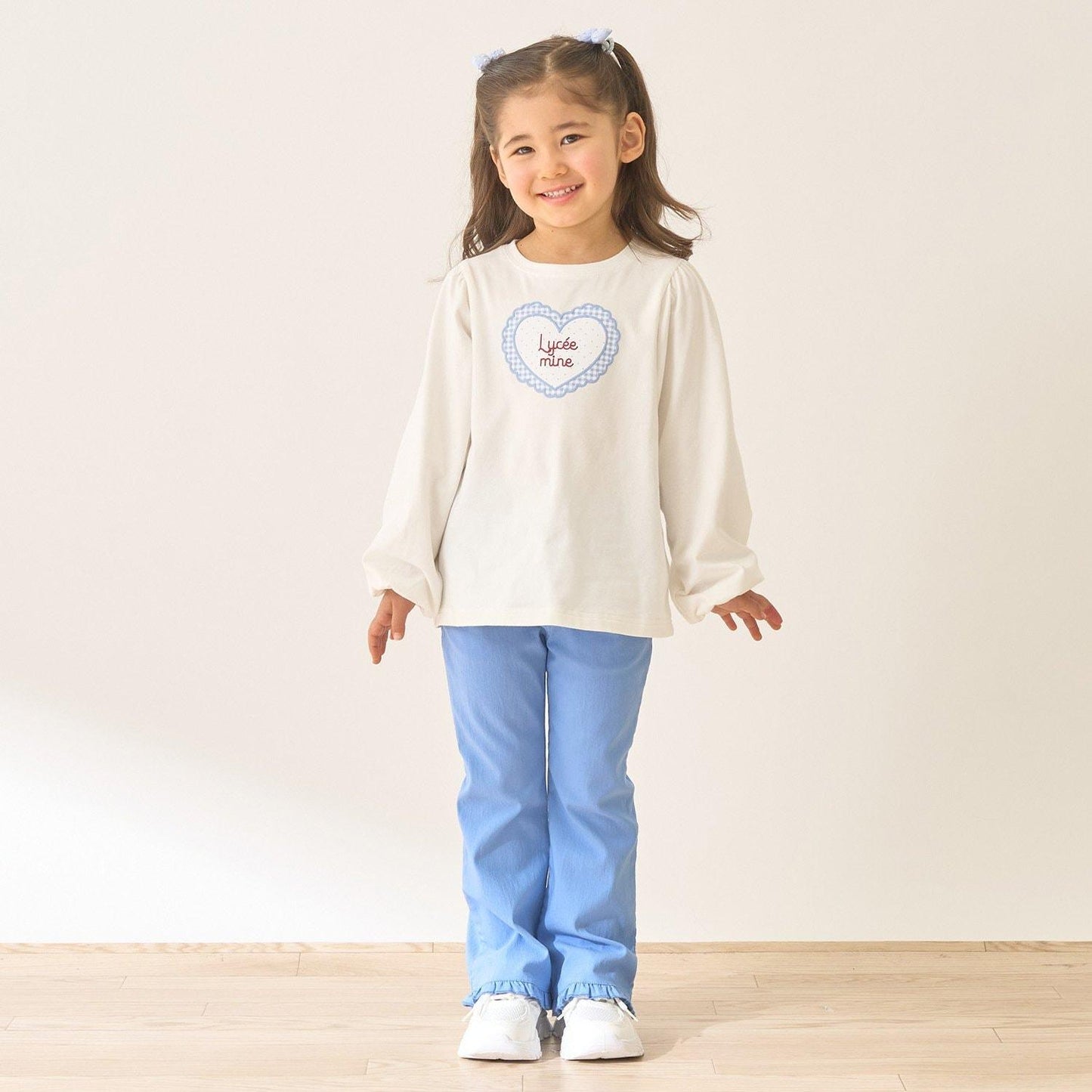 速幹抗UV防變形 心形印花 蓬鬆泡泡袖 Lycee mine 芭蕾系列 T恤