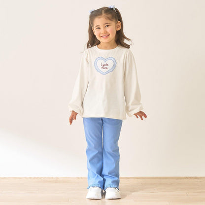 速幹抗UV防變形 心形印花 蓬鬆泡泡袖 Lycee mine 芭蕾系列 T恤