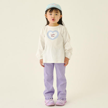 速幹抗UV防變形 心形印花 蓬鬆泡泡袖 Lycee mine 芭蕾系列 T恤