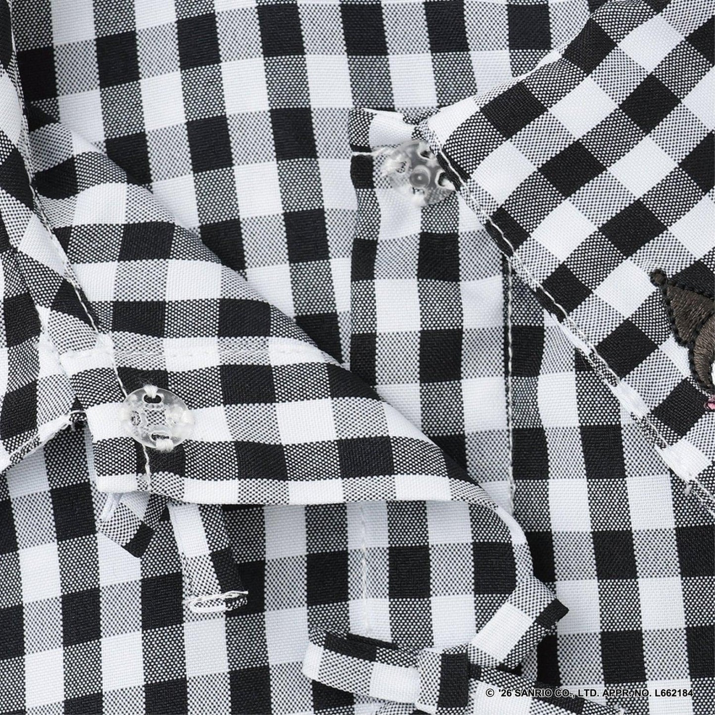 サンリオキャラクターズ（三麗鷗角色） Hello Kitty／庫洛米 組合刺繡襯衫