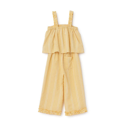 蝴蝶結吊帶上衣＋寬鬆長褲 套裝 Lycee mine芭蕾系列