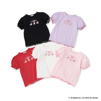 サンリオキャラクターズ（三麗鷗角色） 草莓小屋印花T恤