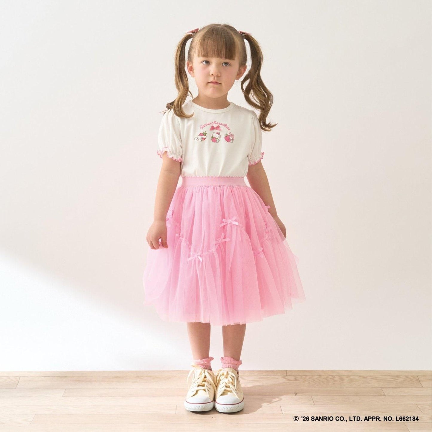 サンリオキャラクターズ（三麗鷗角色） 草莓小屋印花T恤