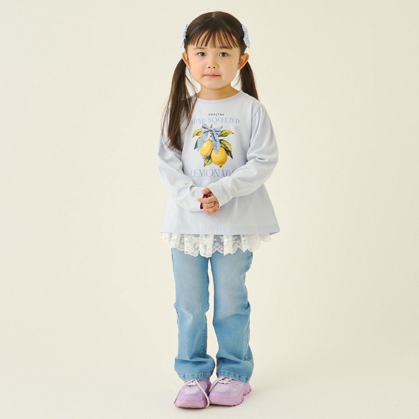 速幹防曬不變形 拼色水果印花 蓬袖A字版型 Lycee mine芭蕾系列 T恤