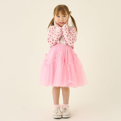 波浪拼接＋多褶設計＋網紗半身裙 Lycee mine Ballet系列