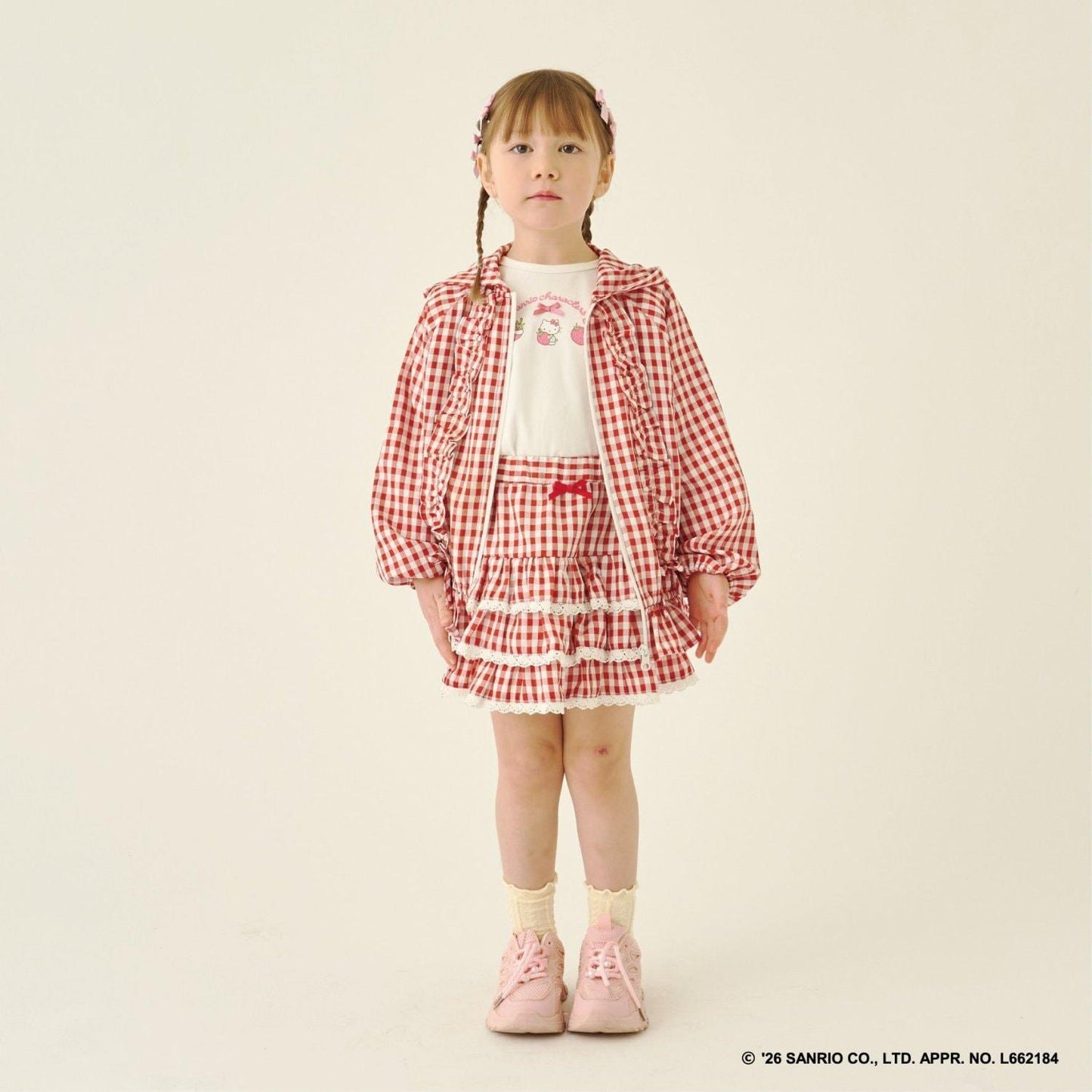 サンリオキャラクターズ（三麗鷗角色） 草莓小屋印花T恤