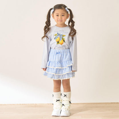 速幹防曬不變形 拼色水果印花 蓬袖A字版型 Lycee mine芭蕾系列 T恤