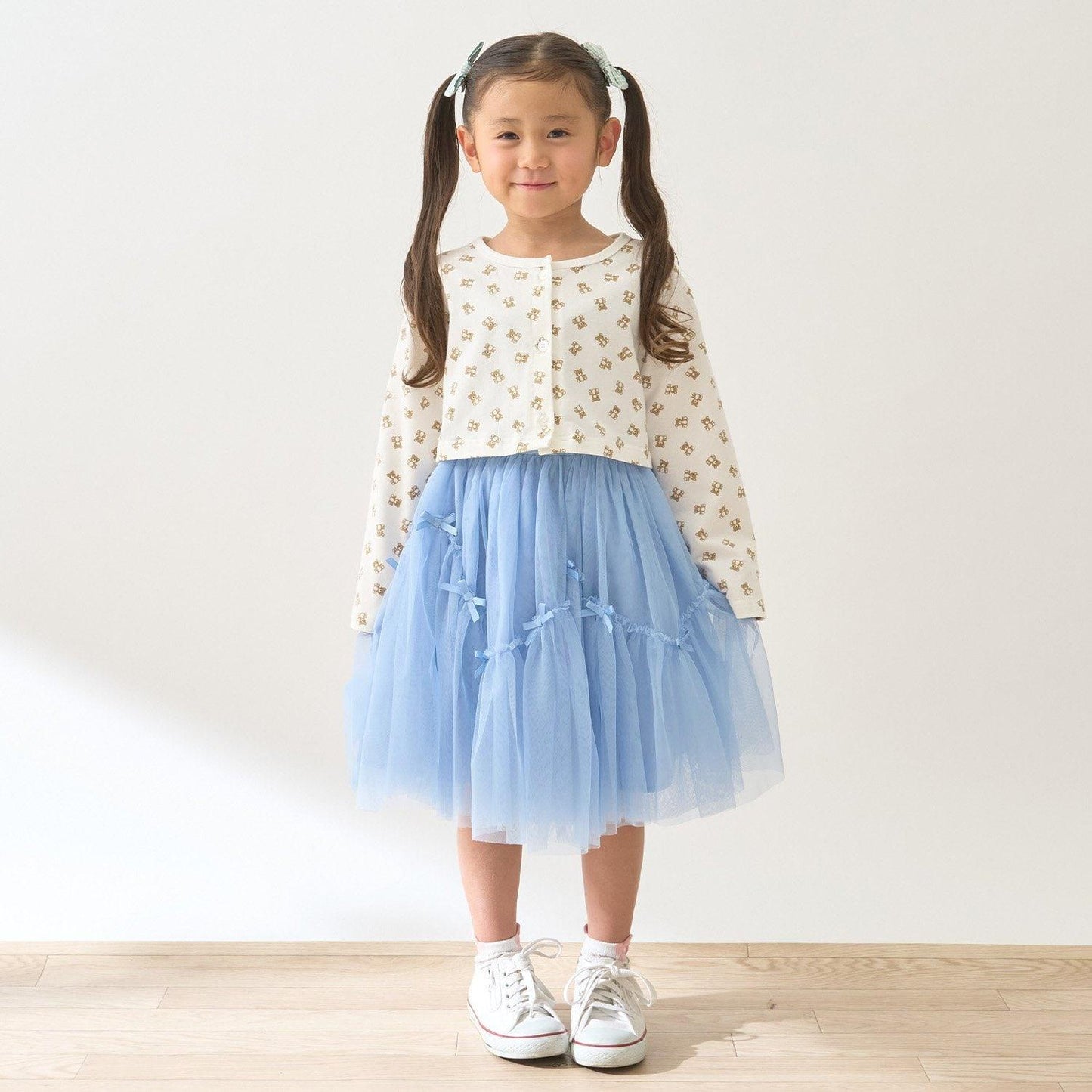 波浪拼接＋多褶設計＋網紗半身裙 Lycee mine Ballet系列