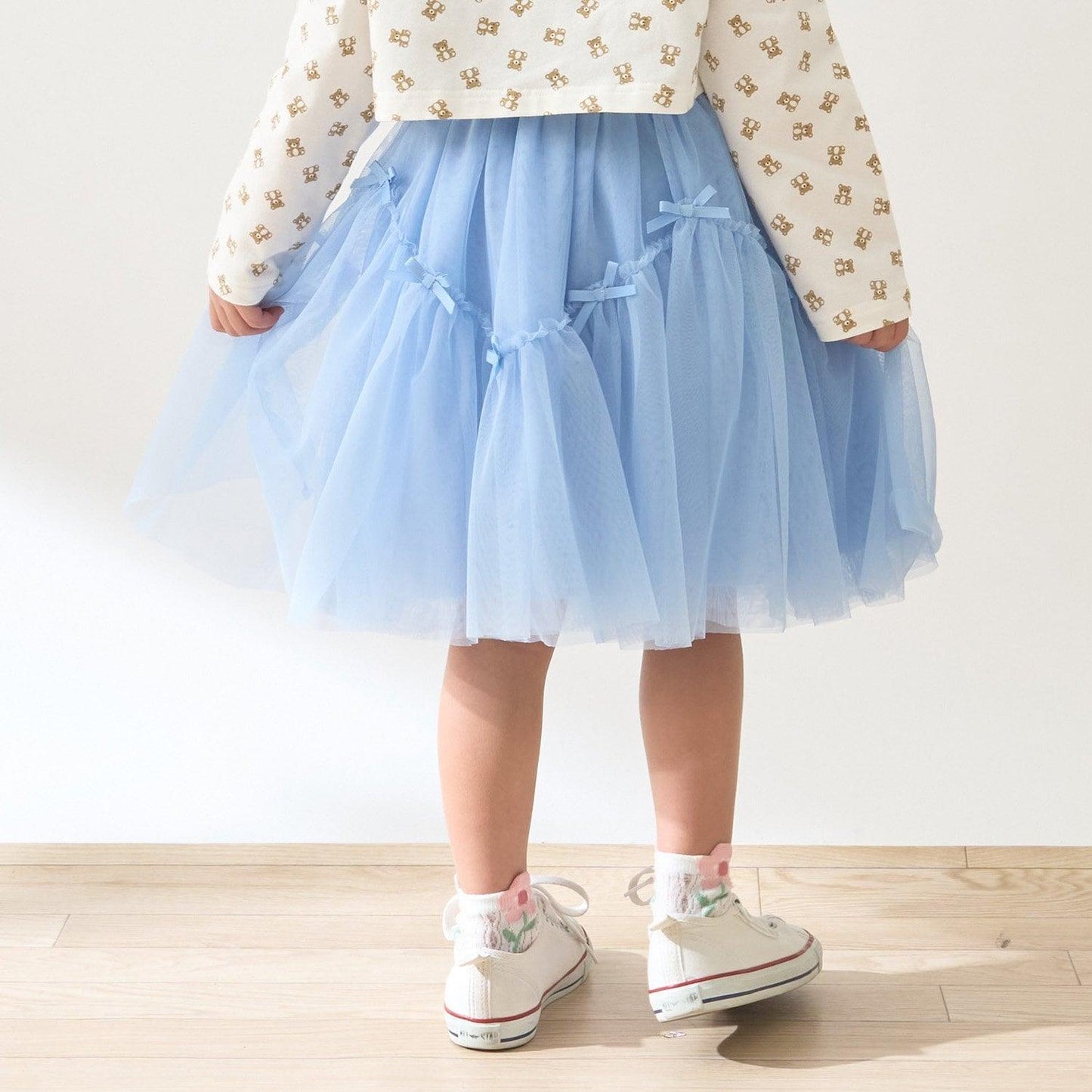 波浪拼接＋多褶設計＋網紗半身裙 Lycee mine Ballet系列