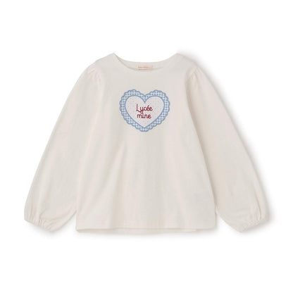 速幹抗UV防變形 心形印花 蓬鬆泡泡袖 Lycee mine 芭蕾系列 T恤