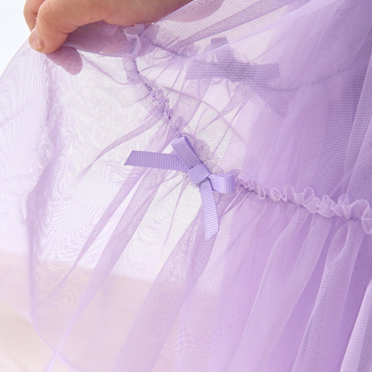 波浪拼接＋多褶設計＋網紗半身裙 Lycee mine Ballet系列