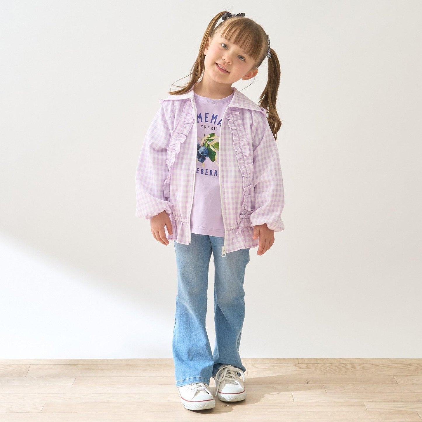 速幹防曬不變形 拼色水果印花 蓬袖A字版型 Lycee mine芭蕾系列 T恤