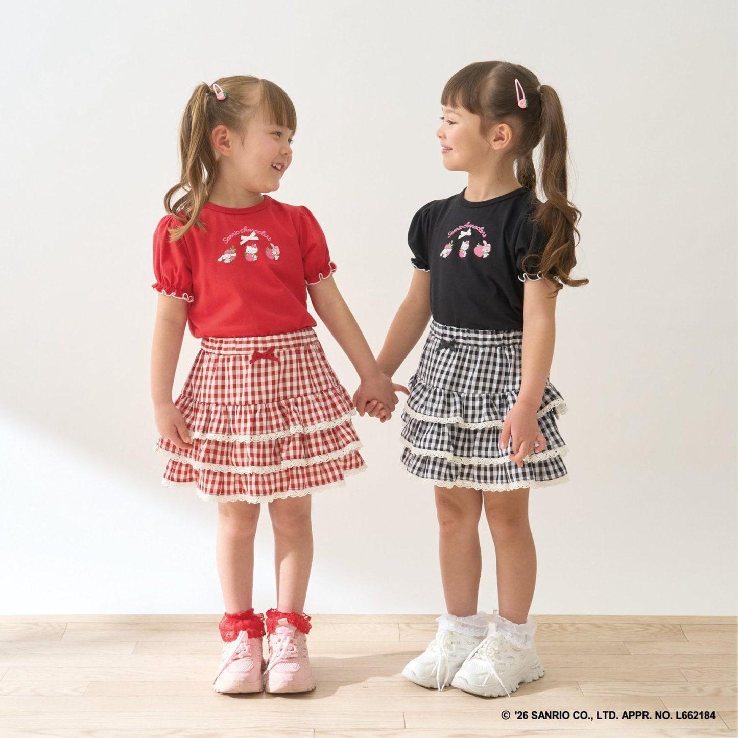 サンリオキャラクターズ（三麗鷗角色） 草莓小屋印花T恤