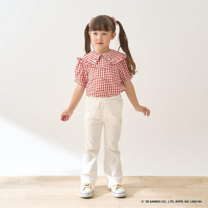 サンリオキャラクターズ（三麗鷗角色） Hello Kitty／庫洛米 組合刺繡襯衫