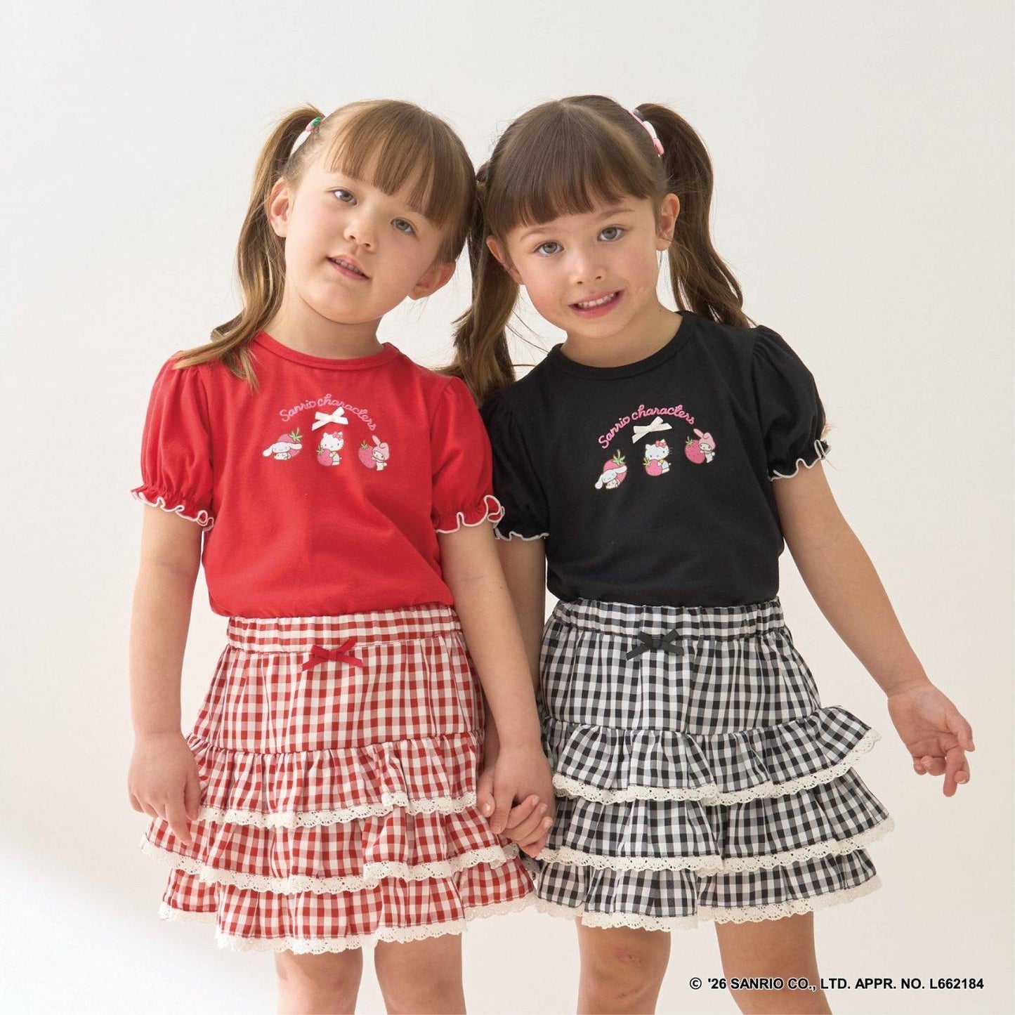 サンリオキャラクターズ（三麗鷗角色） 草莓小屋印花T恤