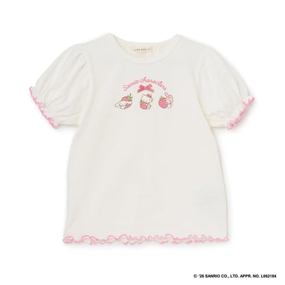 サンリオキャラクターズ（三麗鷗角色） 草莓小屋印花T恤