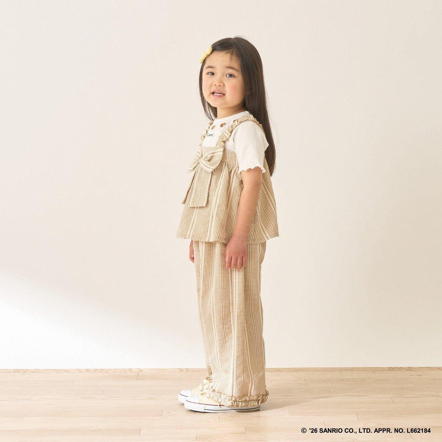 蝴蝶結吊帶上衣＋寬鬆長褲 套裝 Lycee mine芭蕾系列