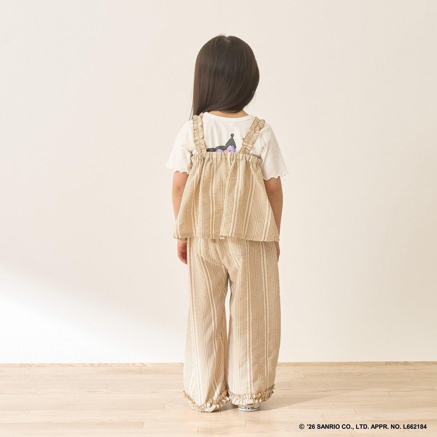 蝴蝶結吊帶上衣＋寬鬆長褲 套裝 Lycee mine芭蕾系列