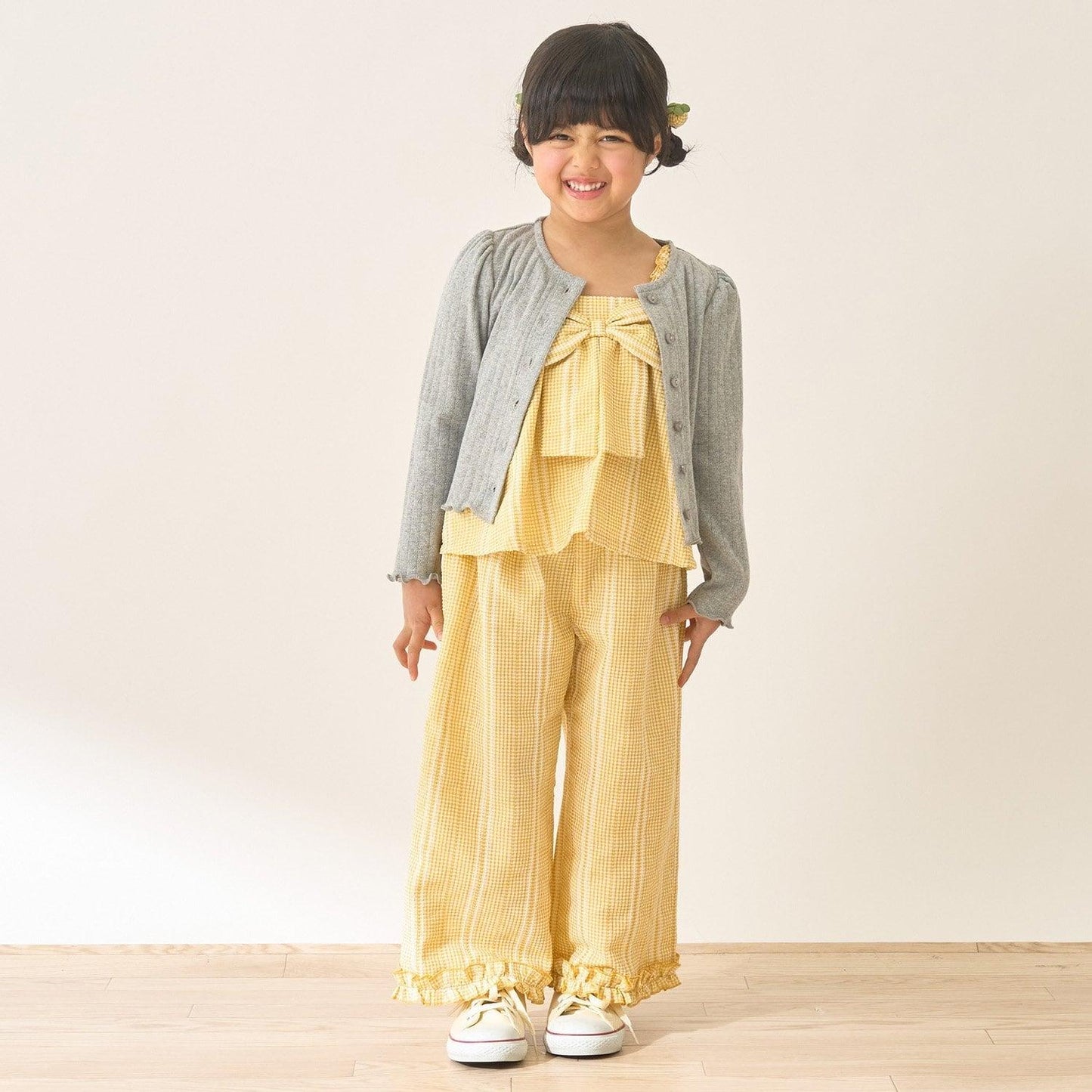 蝴蝶結吊帶上衣＋寬鬆長褲 套裝 Lycee mine芭蕾系列