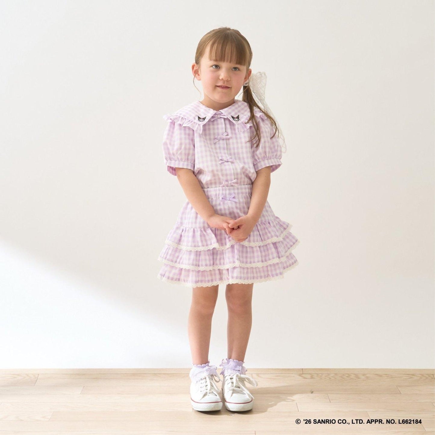 サンリオキャラクターズ（三麗鷗角色） Hello Kitty／庫洛米 組合刺繡襯衫