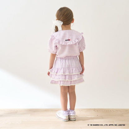 サンリオキャラクターズ（三麗鷗角色） Hello Kitty／庫洛米 組合刺繡襯衫
