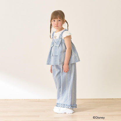 蝴蝶結吊帶上衣＋寬鬆長褲 套裝 Lycee mine芭蕾系列