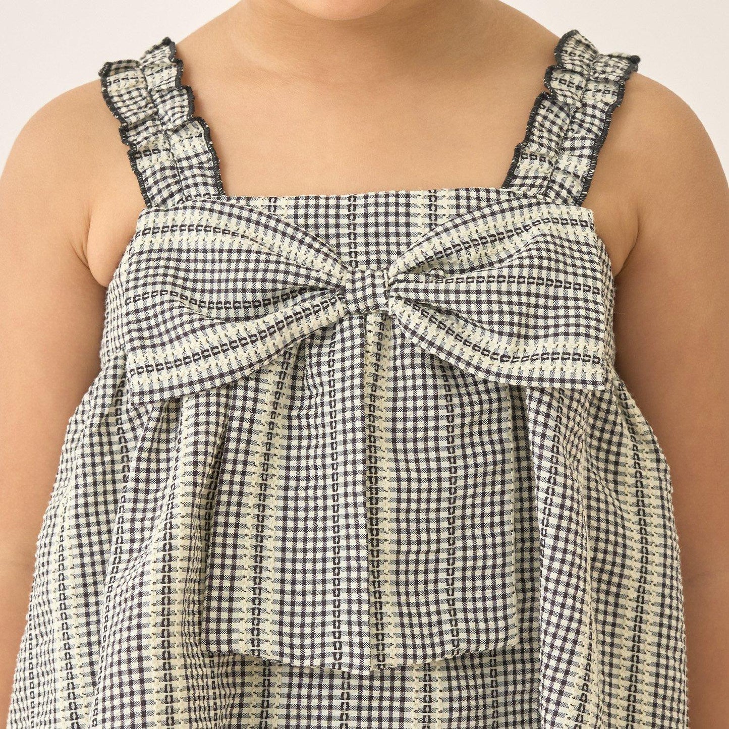 蝴蝶結吊帶上衣＋寬鬆長褲 套裝 Lycee mine芭蕾系列