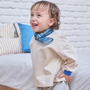 Lee 帶頭巾 寬鬆版型 長袖T恤