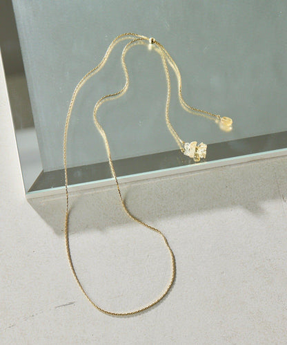 PAPILLONNER/パピヨネ 天然石Y字項鍊